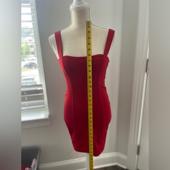 Alythea Bandage Red Mini Dress - Picture 10 of 10